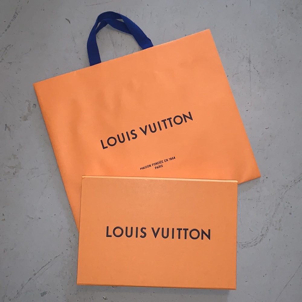 Louis Vuitton box and bag